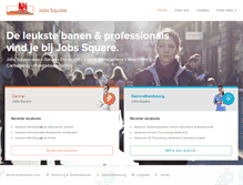 Tablet Screenshot of jobssquare.nl